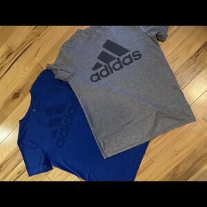 Boys’ Adidas Climalite shirts! L and M!